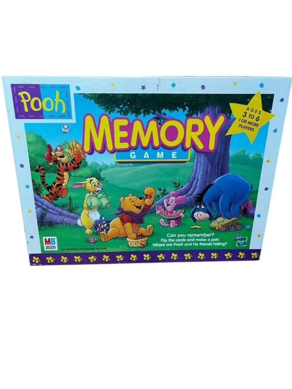 Vintage Milton Bradley 1999 Winnie The Pooh Memory Game